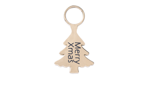 GOLD Merry Xmas Charm
