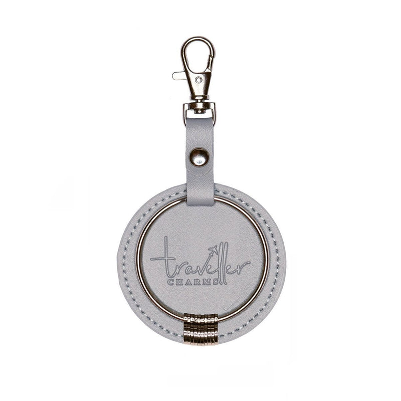 Keychain + 10 charms (Silver) - Traveller Charms